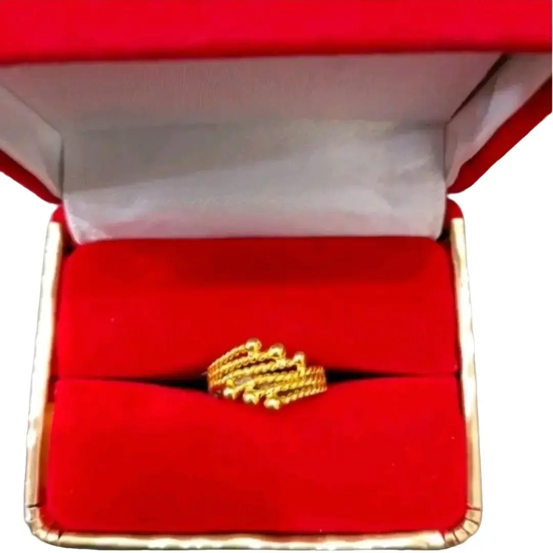 cincin titanium wanita terlaris,titanium anti luntur,anti karat berlapis emas 24 k dubai vintage