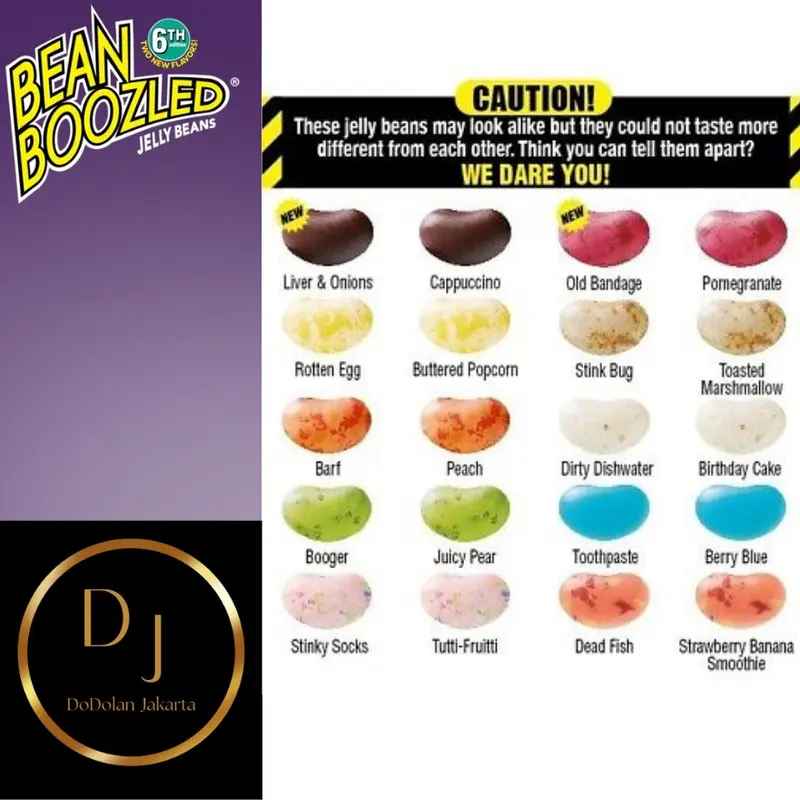 Bean Boozled Jelly Beans ORIGINAL 6th/Permen Permainan Unik HALAL Candy Food Permen Snacks Makanan Jeli 3