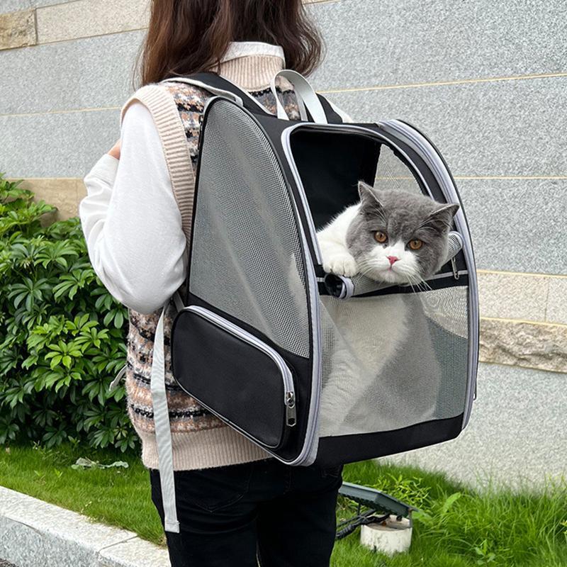 Product Introduction of Breathable Foldable Pet Backpack, Portable Pet Carrier Bag, Pet Travel Bag for Small Dogs & Cats, Pet Supplies for Outdoor Camping 7