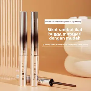 Maskara LIJIEYOU - Maskara Tahan Air [Maskara Bebas Besi 198K Lip Gloss] Maskara Besi Anti-noda dan Anti-gumpal Douyin Makeup