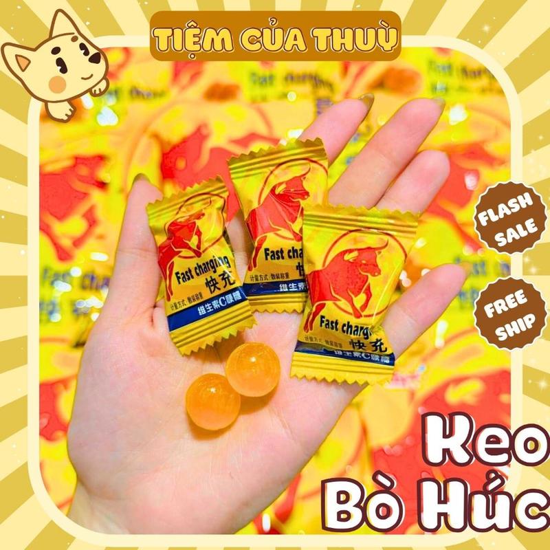 500G Kẹo Tăng Lực Bò Húc Kẹo Bò Húc RedBull Nội Địa Tiệm ăn vặt Thuỳ Bùi