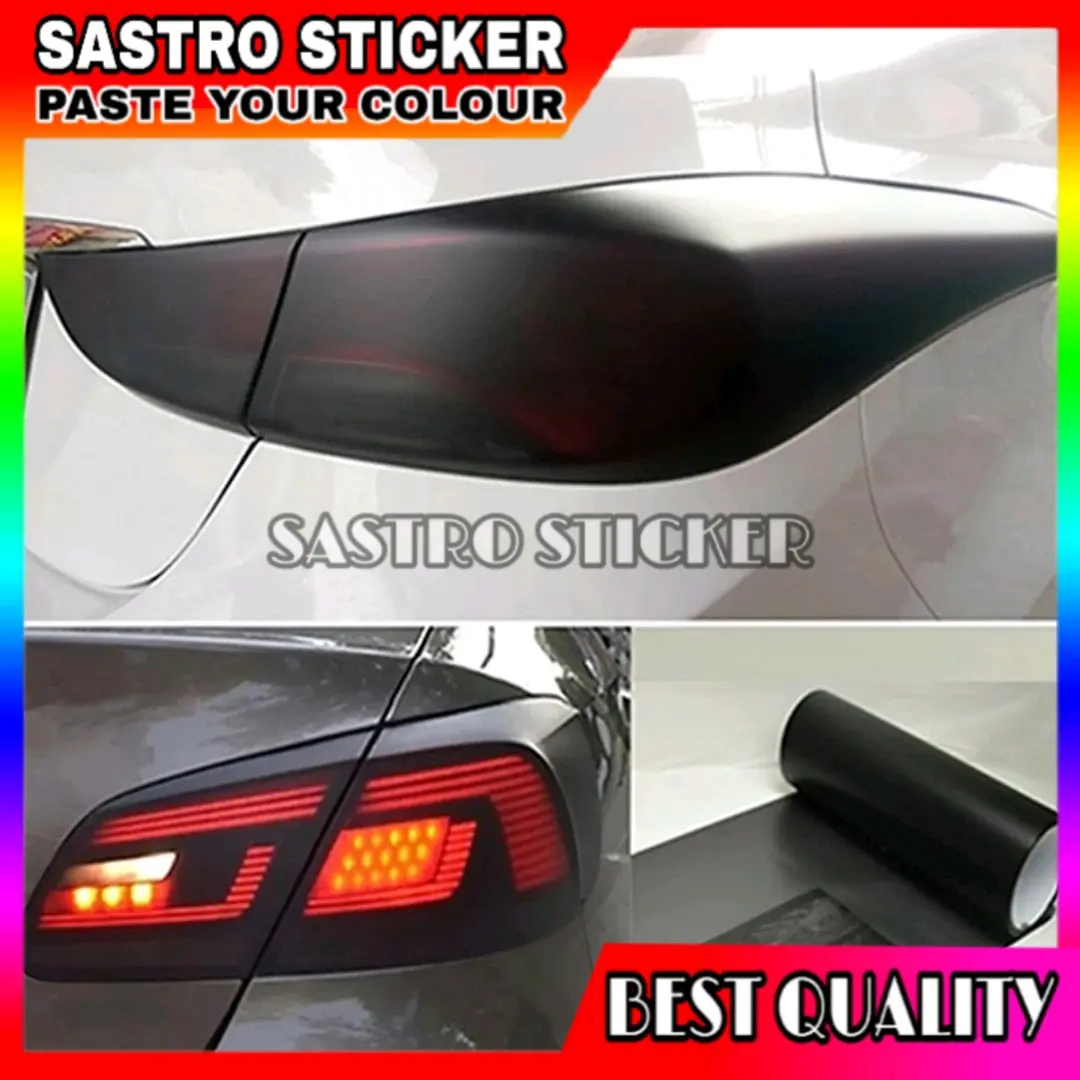 STIKER SKOTLET LAMPU/SKOTLET HITAM DOFF TRANSPARAN Car