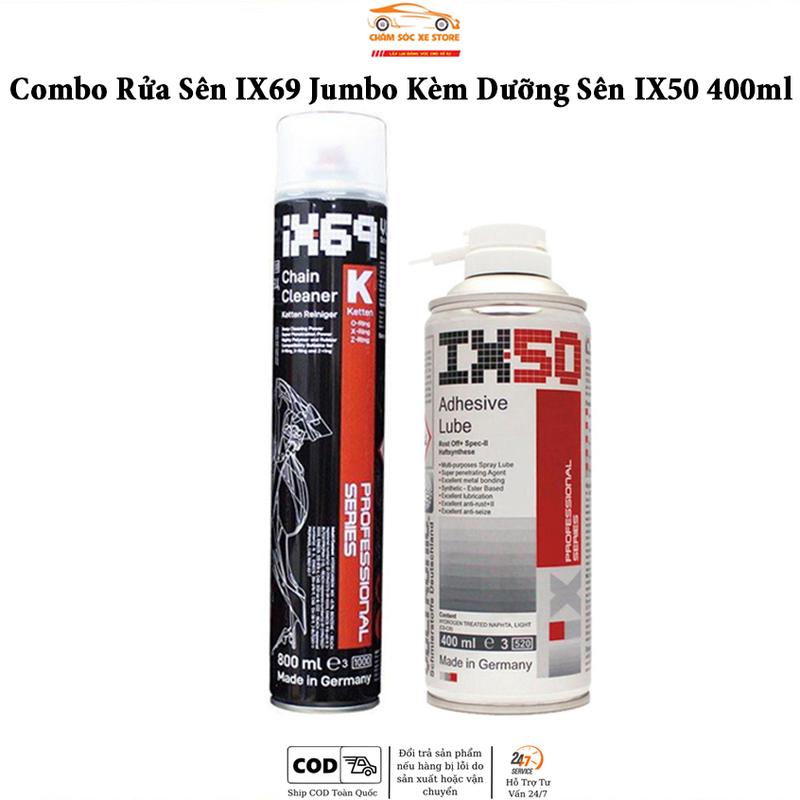 Combo Rửa Sên Voltronic IX69 Jumbo Và Dưỡng Sên Voltronic IX50 400ml