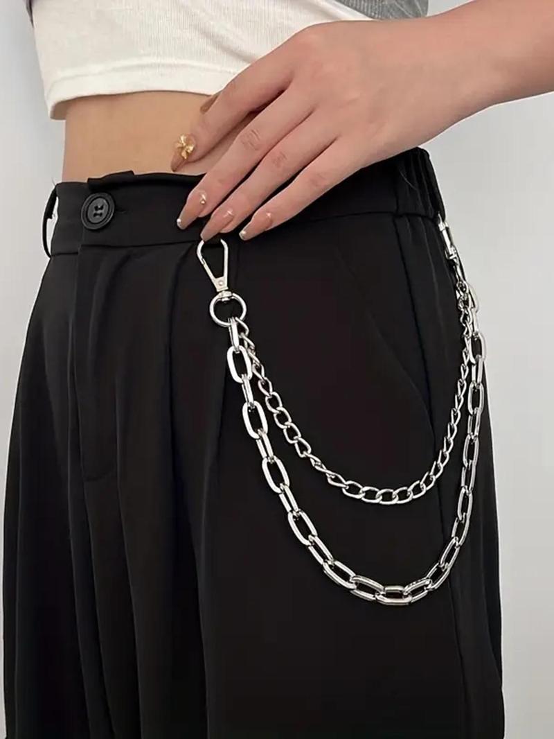 Product Introduction of Women's Fashion Chain Belt, Casual Waistband for Jeans, Fashion Belt for Party, Daily Clothing Decor, Trendy All-match & Exquisite Belt for Birthday Gift 7