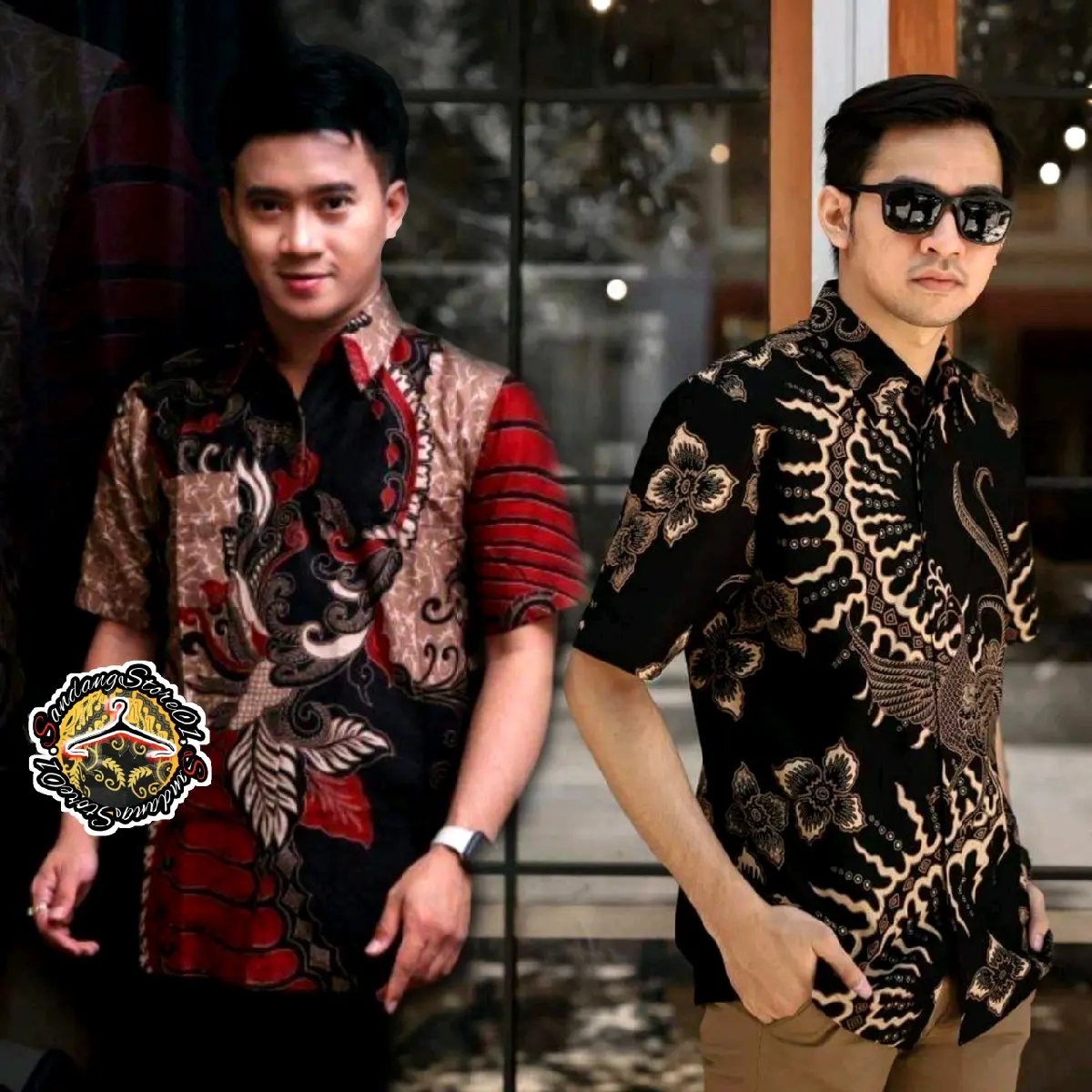 Baju kemeja Batik Lengan Pendek,Baju Batik pria Lengan pendek terbaru Baju Batik Cowok  Keren