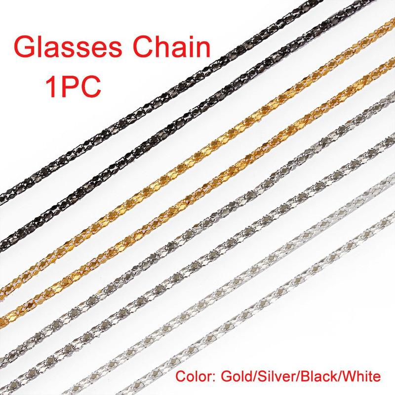 Product Introduction of 4 Colors Adjustable Anti-lost Unisex Spectacles Cord Reading Glasses Chain Sunglasses Strap Metal Lanyard 6