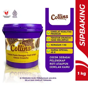 JATIM - SURABAYA Collins Choco Crunchy 1kg / Selai Collins Coklat Crunchy Viral