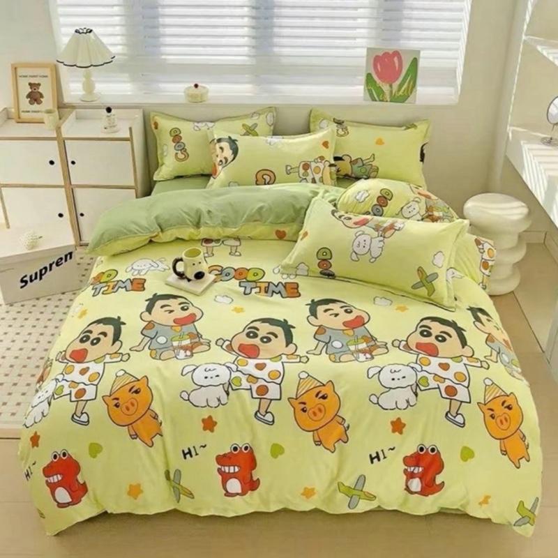 Sét 5 món chăn ga hót của năm ( chăn phao sẵn ruột + 1 ga bọc nệm + 2 vỏ gối nằm + 1 vỏ gối ôm ) 3