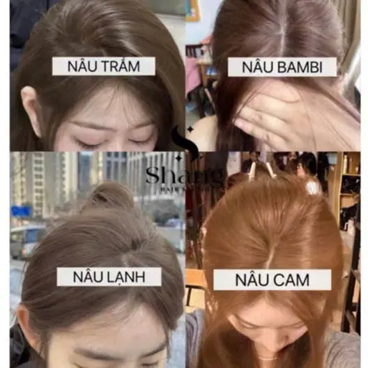 Thuốc nhuộm tóc tại nhà tặng kèm bát lược