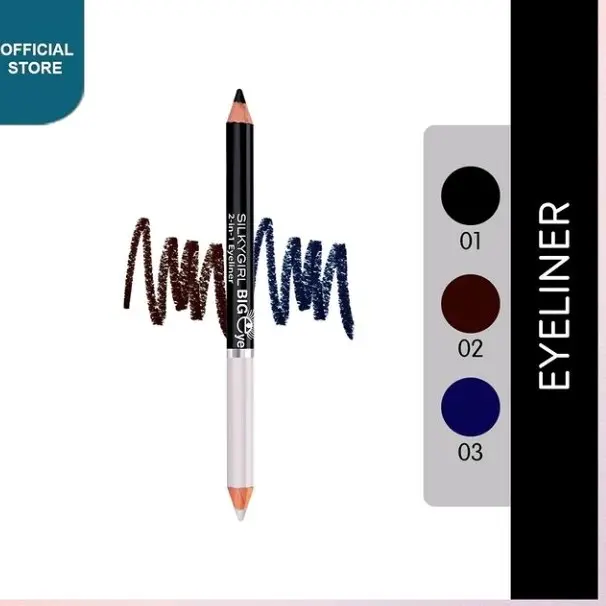 Silkygirl BIG EYE 2IN1 Pencil 0