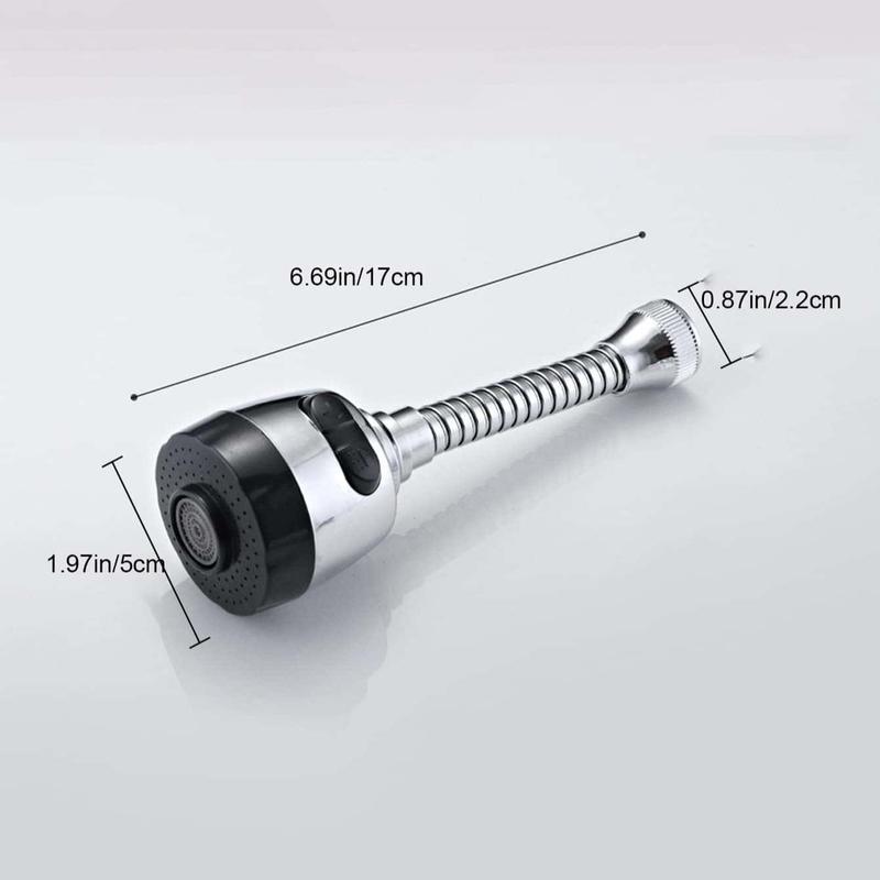 Kitchen Faucet Extender (1 Piece), Flexible Faucet with 2 Spray Modes for Bathroom Kitchen, Home Kitchen Sink Accessories 1