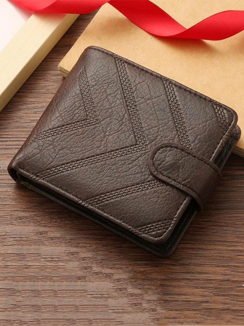 Product Introduction of Men's Business Fashion Minimalist Wallet, Multi Card Slot Card Holder, Casual Trendy Versatile High-quality Daily Wallet for Men 7