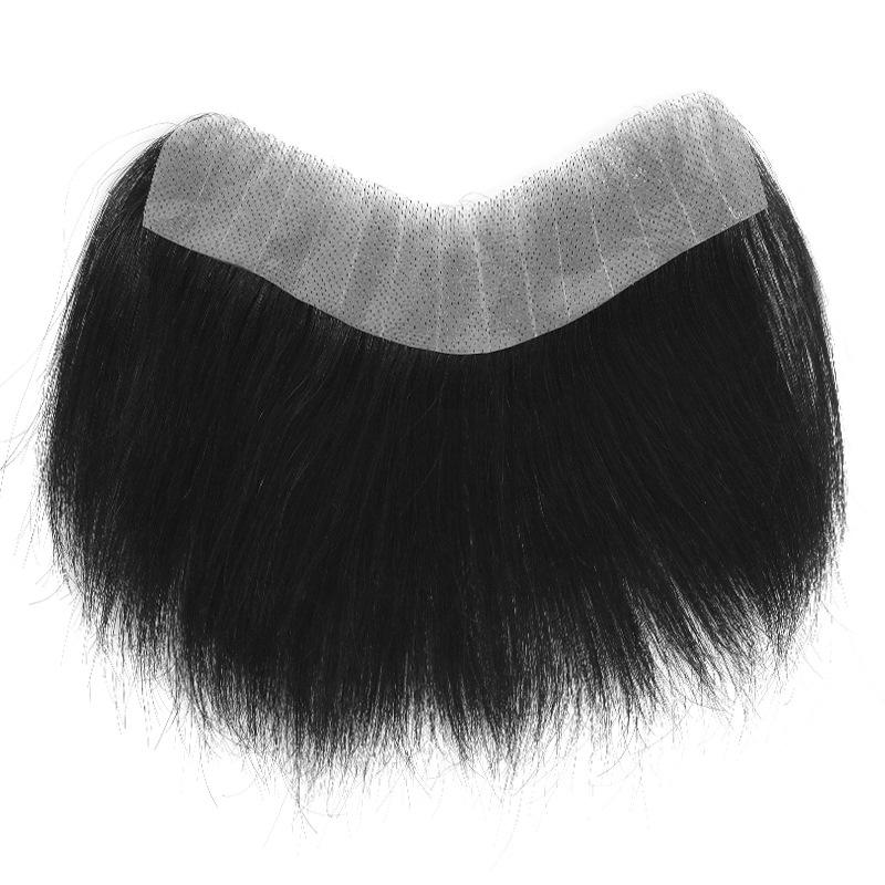 Tóc Giả Cho Nam, Tóc Thật, Thay Thế Chân Tóc Trán, Sợi Tóc, Topper, Đế Da Mỏng, Chân Tóc Tự Nhiên Tay