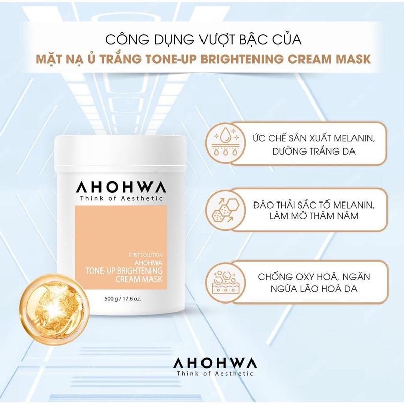 [AHOHAW] Mặt Nạ Ủ Trắng Dạng Kem AHOHAW Tone-Up Brightening Cream Mask - Dưỡng Da Trắng Sáng Tự Nhiên, Giảm Thâm Nám