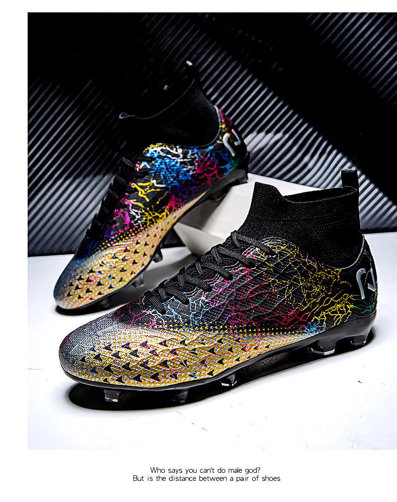 Product Introduction of Spot Spot Sneakers TF Broken Nail AG Firm Ground Soccer Shoes Sneaker Teenagers Men and Women Non-Slip Combat Training Shoes 30