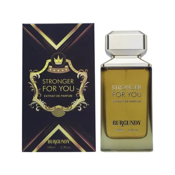 PARFUM BURGUNDY STRONGER FOR YOU EXTRAIT DE PARFUM UNISEX 100ML Lavender Perfume Wangi