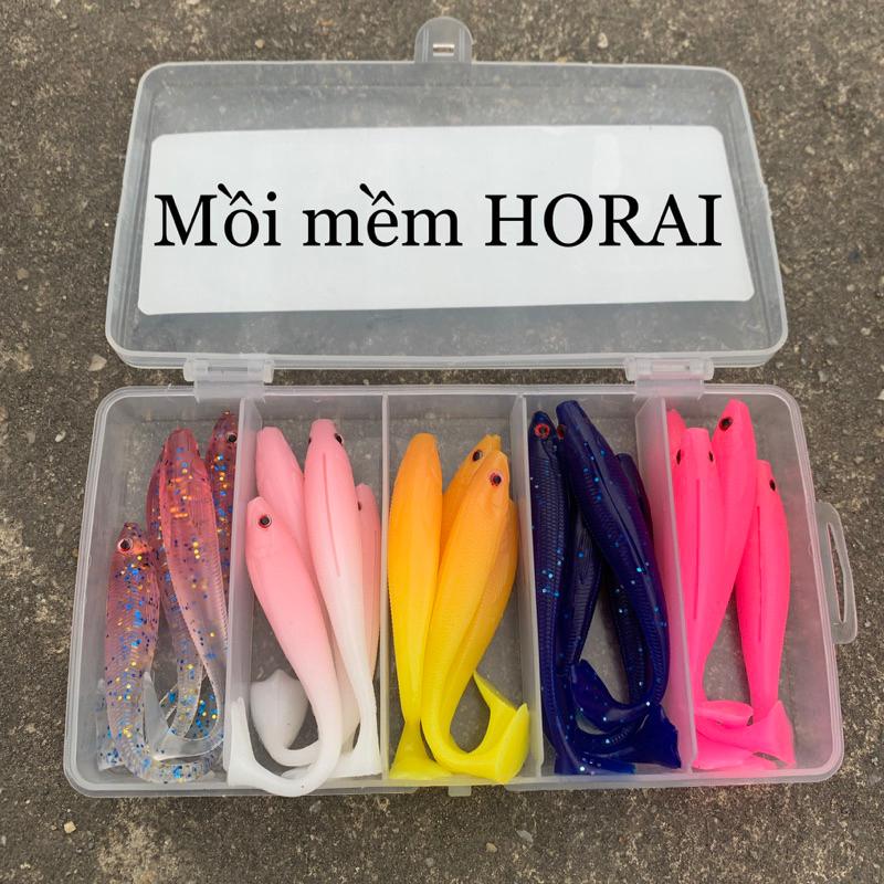 Mồi mềm HORAI kích thước 6.5cm và 9cm chuyên câu lure cá lóc, cá chẽm, cá măng...