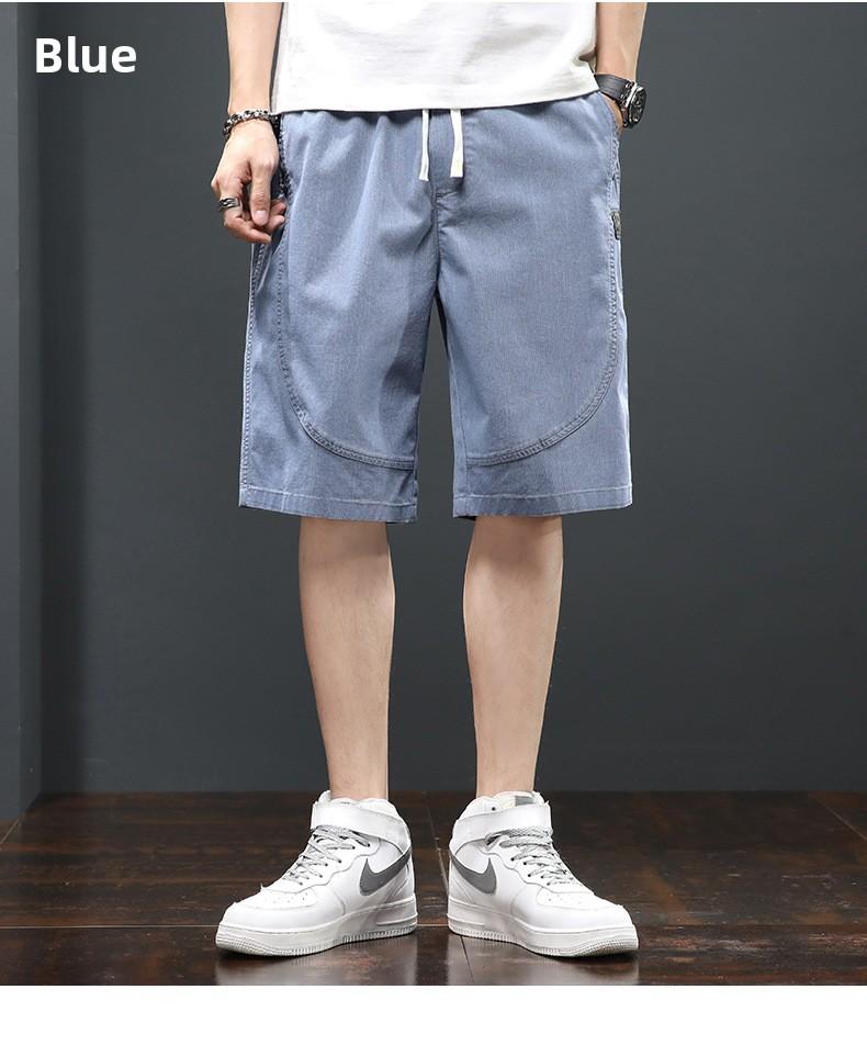 Product Introduction of Men's summer shorts, loose and comfortable, knee-length shorts for men, casual five-inch shorts, lightweight and comfortable. 10