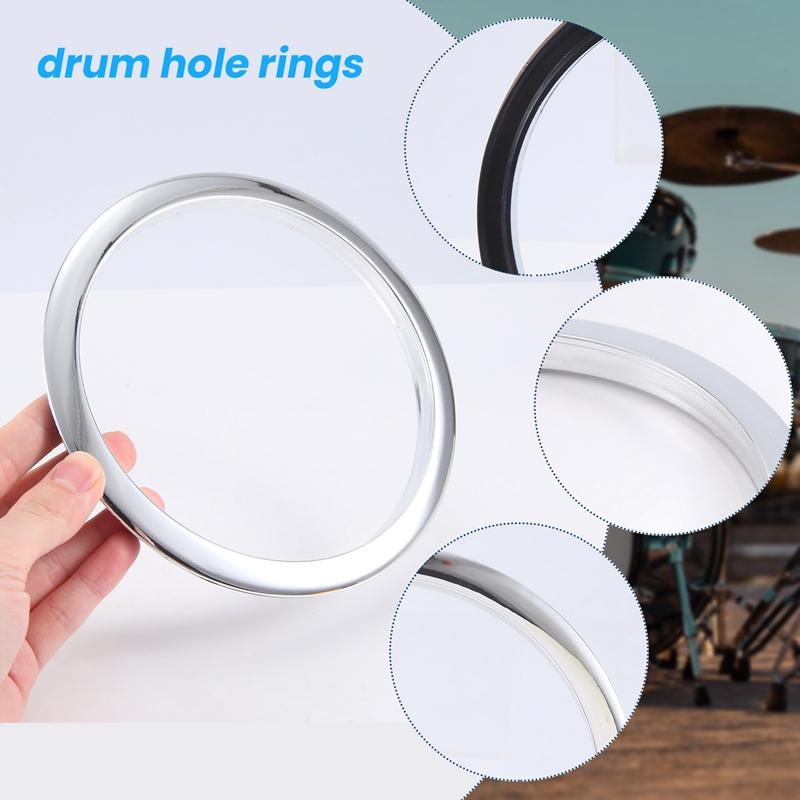 Bộ Trống, 6 Inch, Cho Trống Bass, Có Vòng Lỗ, Phụ Kiện Dụng Cụ Khoan Trống 1