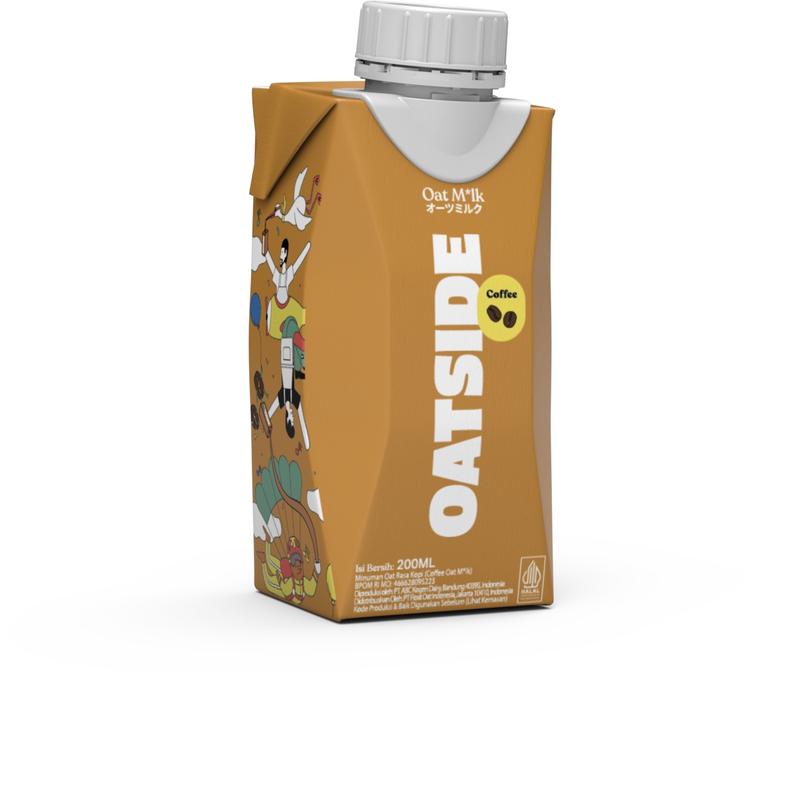 OATSIDE Mix Cap Oat Milk Barista Blend Chocolate Coffee 200ml (6pcs) (Kemasan Tutup Botol) | Susu Oat Barista Blend Cokelat Kopi 3