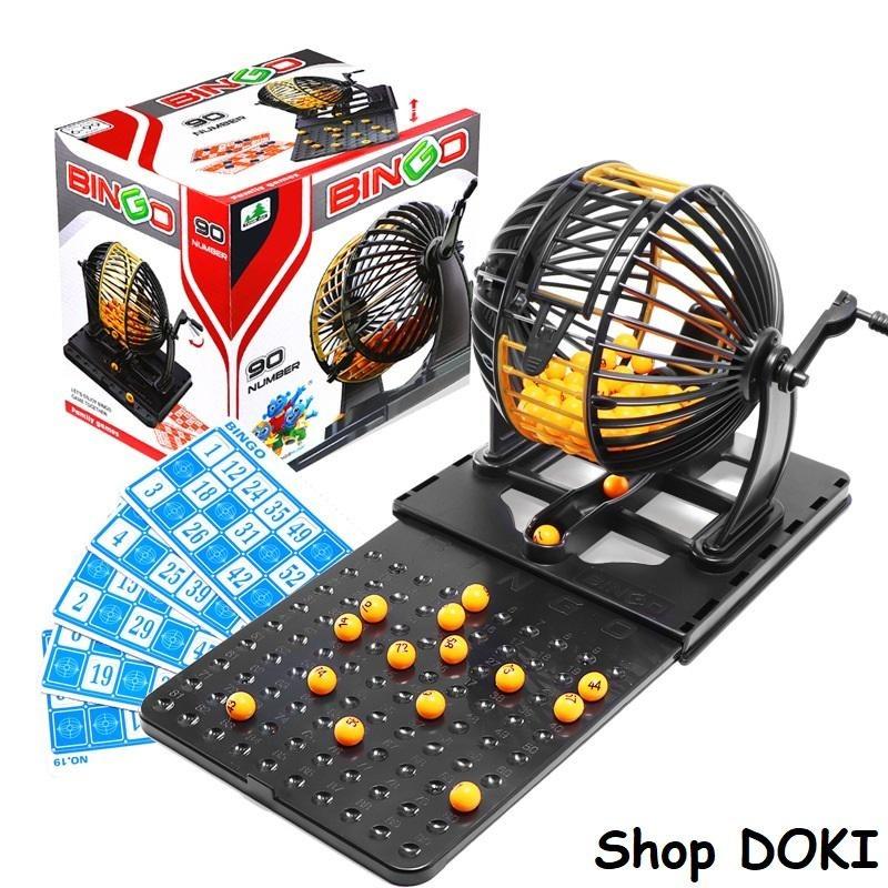 Đồ chơi lồng quay lô tô Bingo Lotto 90 số siêu to