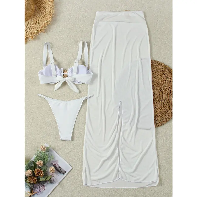 3-Piece Sexy European-Style Women Bikini Swimwear Summer 5