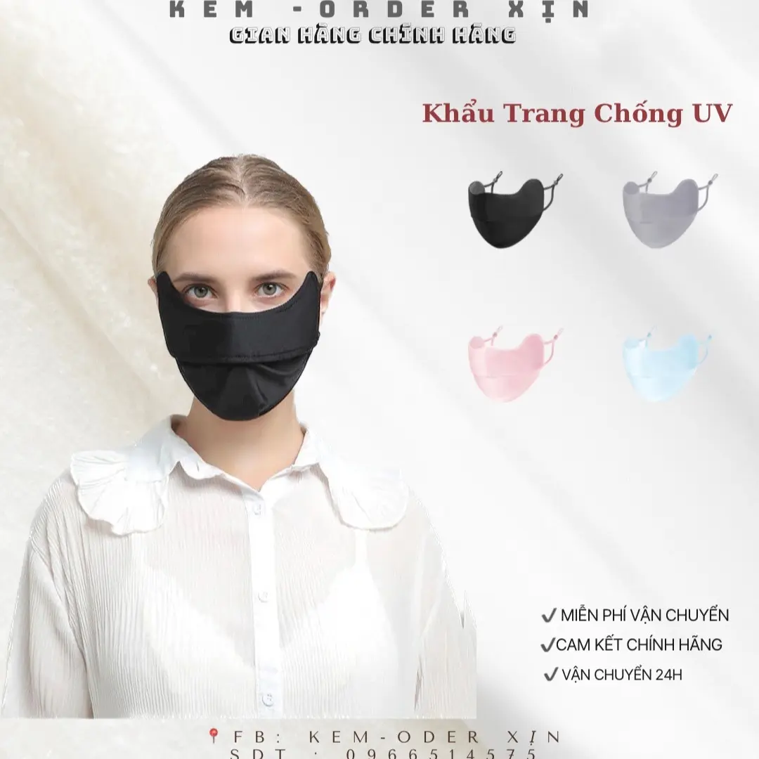 Khẩu Trang Chống Tia UV (Bản Nâng Cấp)
