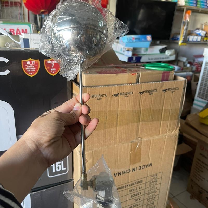 Phao Cơ Inox 21 Van Phao Cơ INOX Bóng Có Cát phi 1/2 - Hàng - TikTok ...
