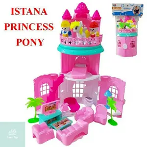 Mainan Anak Dream Castle Kuda Pony Rumah Rumahan Little Pony LH4
