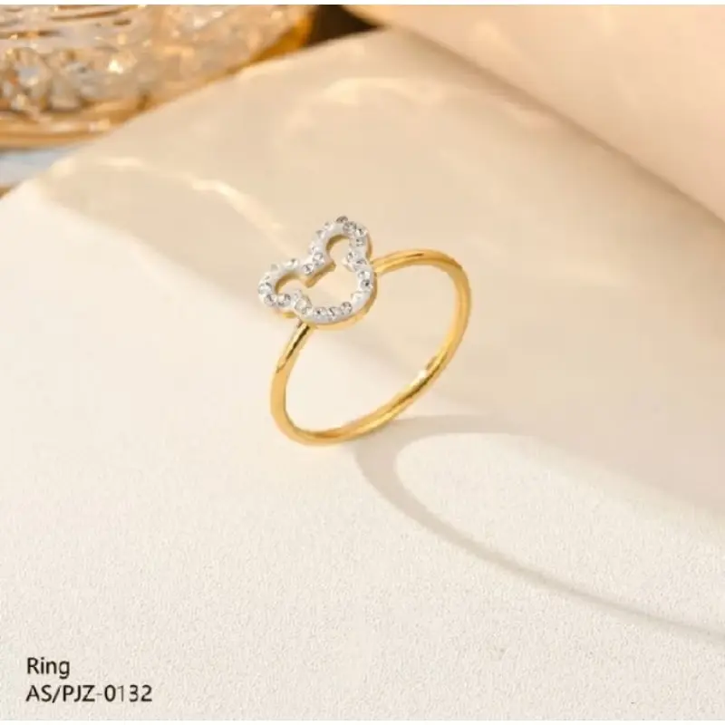 cincin Mickey mata titanium wanita cincin simpel 0