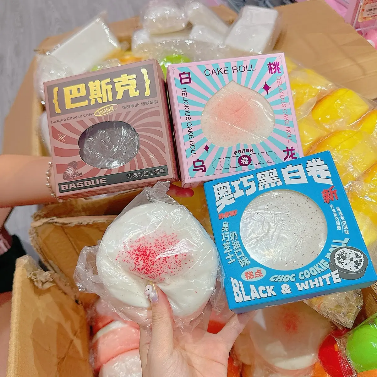 Đồ Chơi Sticky Squishy Hachimi Cookie đủ màu