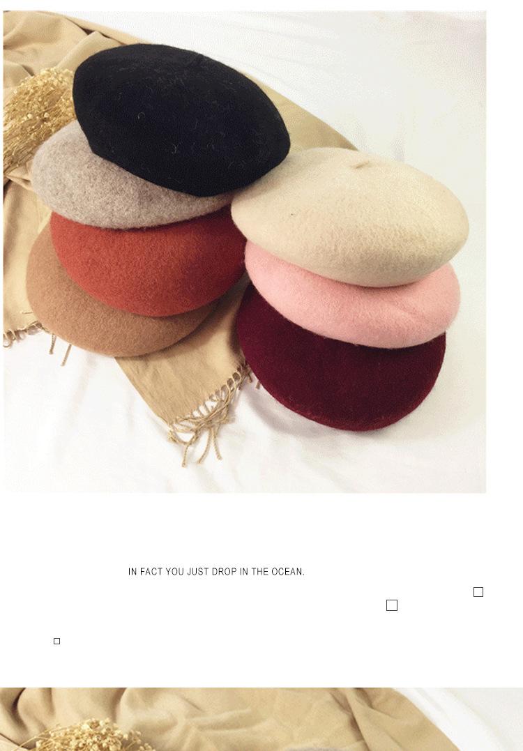 Product Introduction of Mũ Nồi Len Nữ, Mũ Ấm Áp, Phong Cách Hàn Quốc, Bí Ngô, Giải Trí, Nhật Bản, Mùa Thu Và Mùa Đông ob ob Women Hat Cap Nón 4