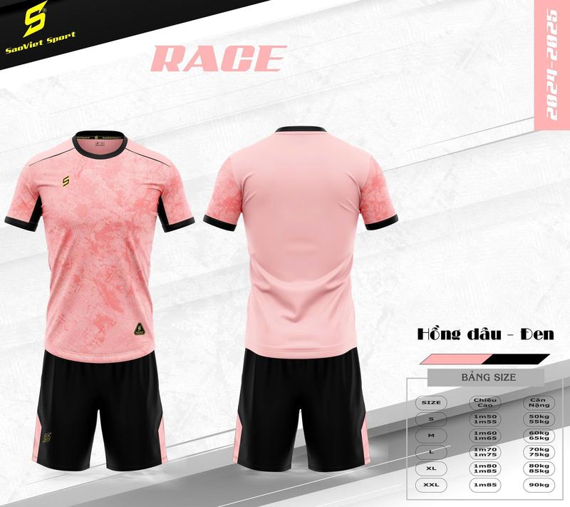 [Có in Tên Số] Không Logo Hồng Loang 2025/26 Bộ Đồ Thể Thao [in Theo Yêu Cầu]. [Tặng Kèm MIỄN PHÍ VỚ Dệt Kim Cao Cấp Khi Mua Từ 3 Bộ Có in] - Vải Thun Lạnh SAO VIỆT - Áo Hồng/Quần Đen 2025 - NOBI SPORT - Áo Bóng Đá/Đồ Đá Banh - Nam Nữ Unisex -Thoáng Mát