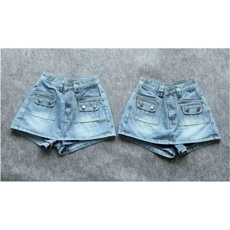 ￼Quần váy bigsize lưng cao túi nút mã 515 6