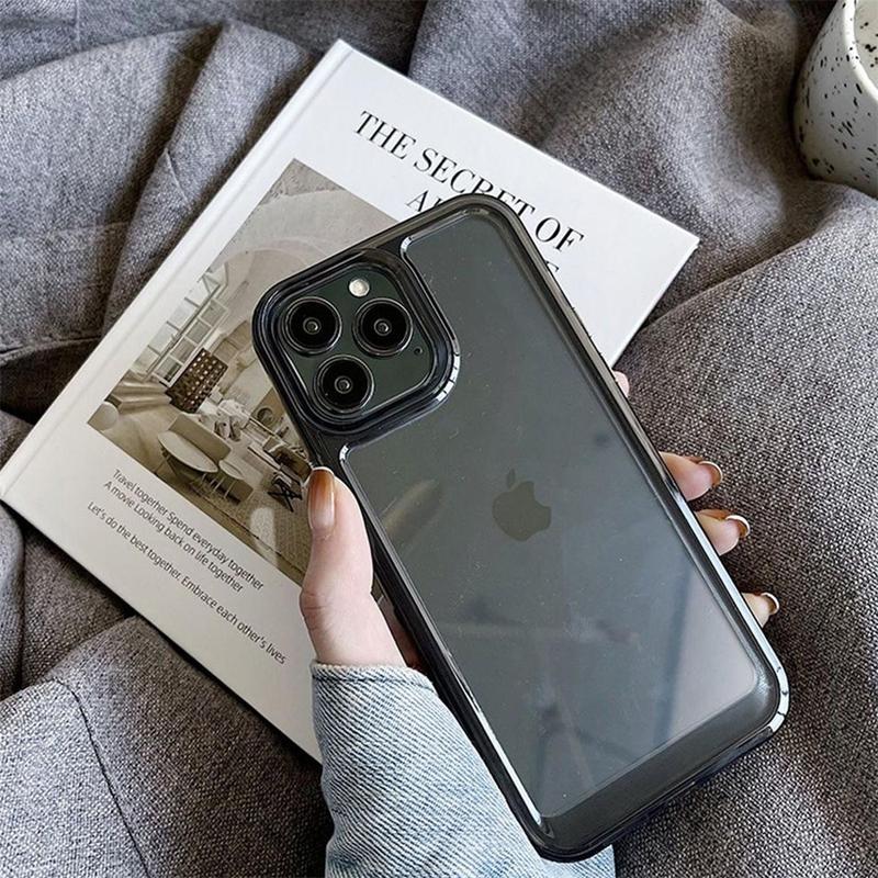 Vỏ TPU mềm trong suốt chống va đập, vỏ bảo vệ máy ảnh dễ thương, Tương thích với IPhone 11, 15, 14, 13, 12 Pro Max, XS Max, X, XR, 7 + 8, 6, 6S Plus 8