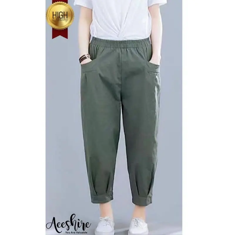 Celana Korean Style Wanita Mera Pants Twill Combed 5
