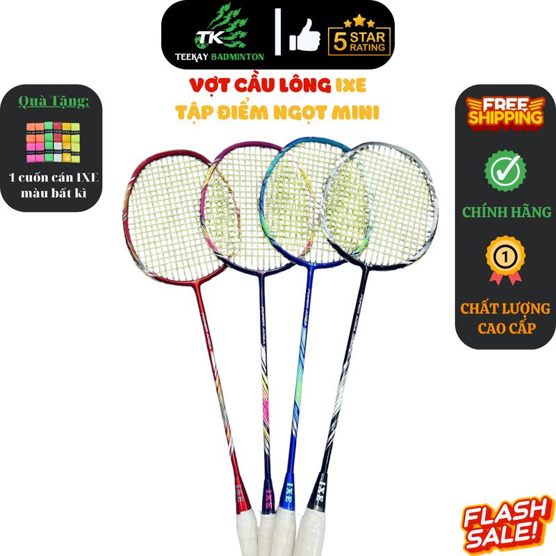 Vợt tập điểm ngọt IXE Mini Power Area 900 [căng sẵn] Chính Hãng. Mặt vợt bé hơn so với vợt thường, tập luyện tăng độ chính xác khi chơi cầu lông. Tặng kèm 1 cuốn cán IXE. Sport. Cán Vợt Carbon. Vợt Cầu Lông