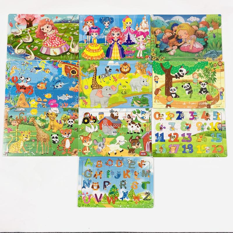 Combo 5 tranh ghép hình 30 mảnh phát triển trí tuệ cho bé , đồ chơi thông minh cho trẻ em