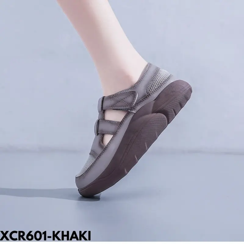Gypsy - Summer Korean New Mesh Sepatu Sneakers Runner Wanita Slip On  Sneaker XCR601 4