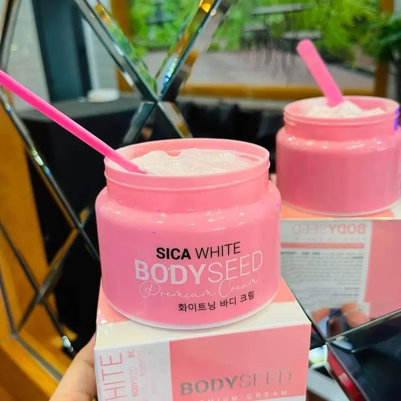 [ 01]Kem Sica White , BODY Mầm 200gr,họ trợ sáng  da Hồng da,Skincare Dưỡng Body. 3