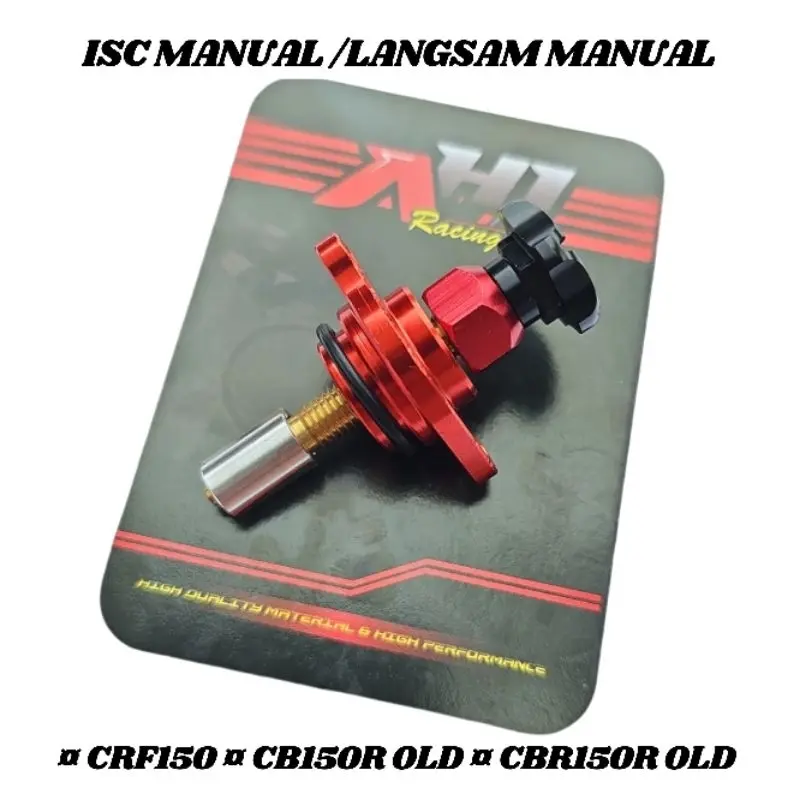 ISC IDLE SPEED CONTROL SETELAN LANGSAM MANUAL AEROX 155 NMAX VARIO BEAT SCOOPY SONIC CB150 CBR 150 PCX ADV CBR NINJA 250 XEON RC MIO M3 MIO J MIO GT XRIDE FINO FI XEON GSX 150 SATRIA FU Fi CRF SUPRA GTR 150 ISC THROTTLE BODY AH1 RACING 7