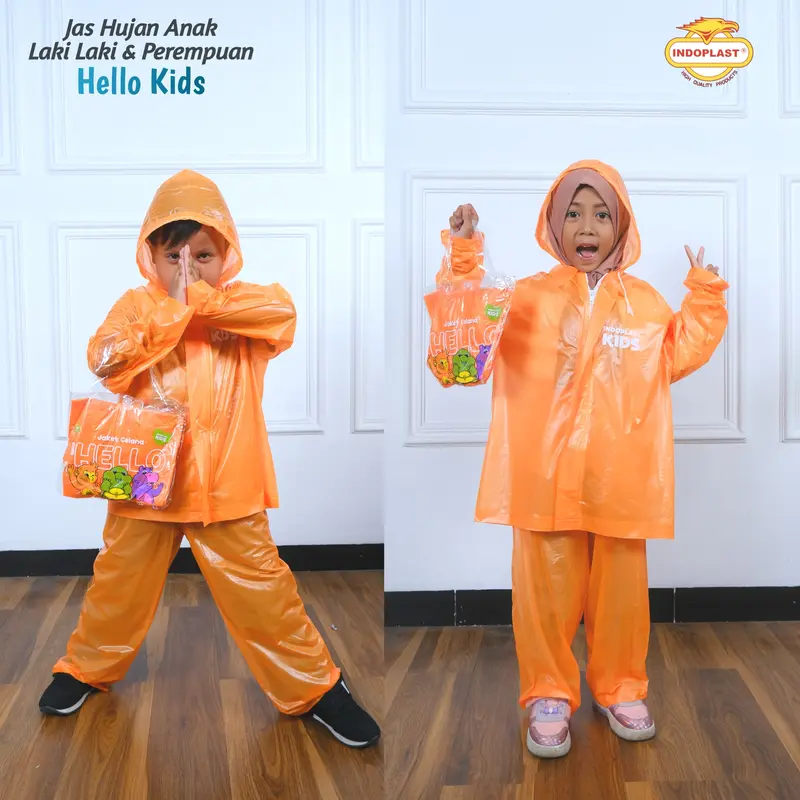 [Diorashop] Jas Hujan Anak Hello INDOPLAST 4