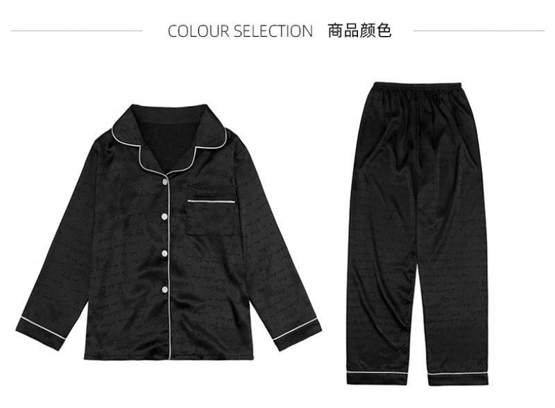 Product Introduction of Bộ Đồ Ngủ Lụa Lạnh Ưa Nhìn Dành Cho Nữ, Phong Cách 2024, Quần Dài Tay Mỏng Mùa Xuân Và Mùa Thu, Lụa Cao Cấp, Bộ Đồ Mặc Nhà, Thích Hợp Cho Mùa Hè 3