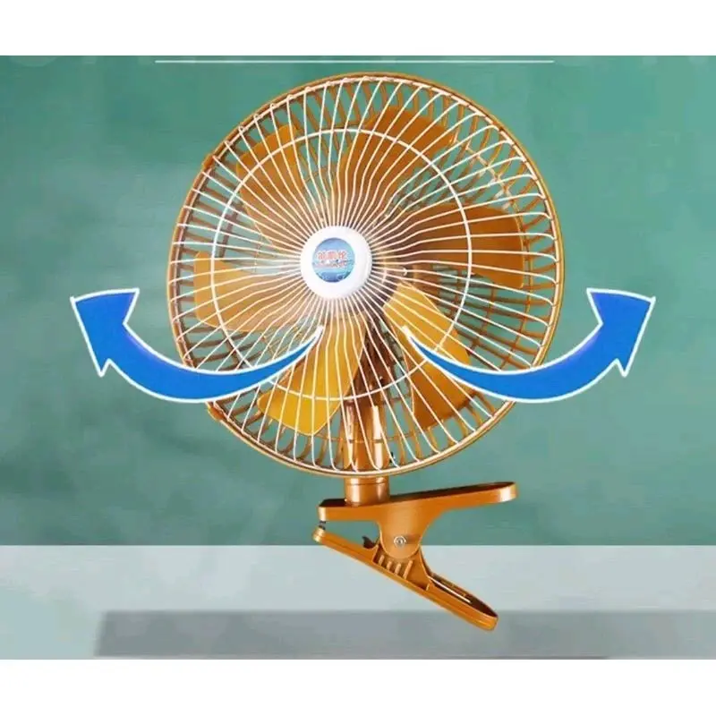 Quạt Xe 6 Cánh Ô Tô, Xe Tải, Xe Lu 12V 24V Đường Kính Lớn Cao Cấp, Công Suất Mạnh Mẽ 2
