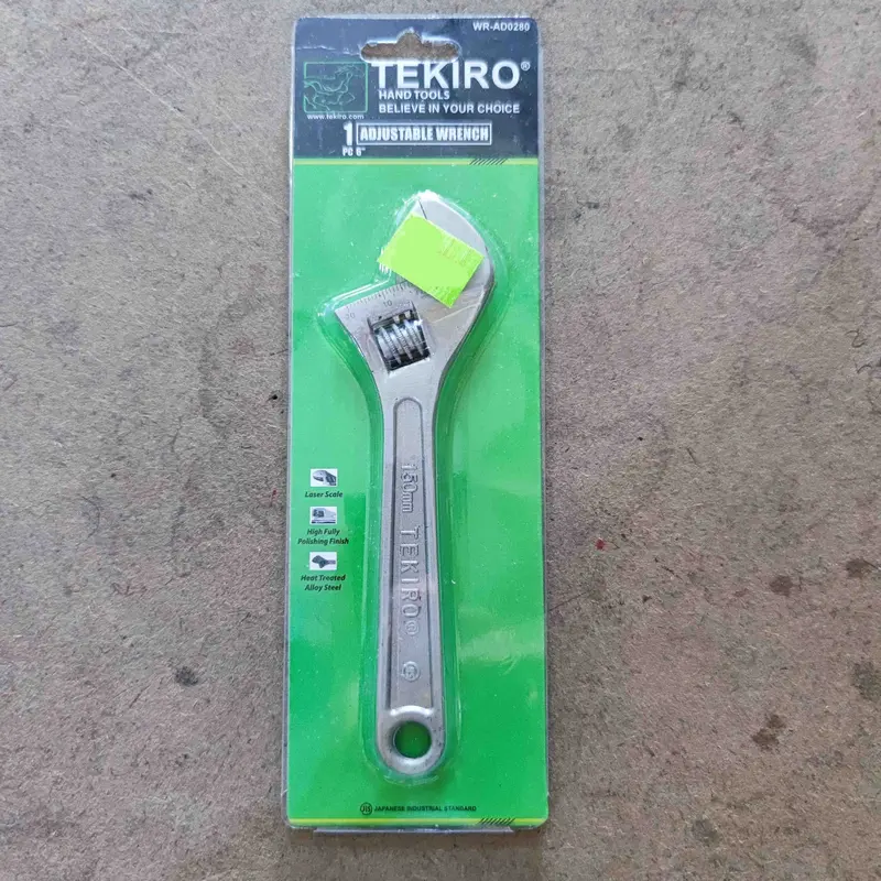 Kunci Inggris Tekiro 6 inch / Kunci Baco / Adjustable Wrench 2