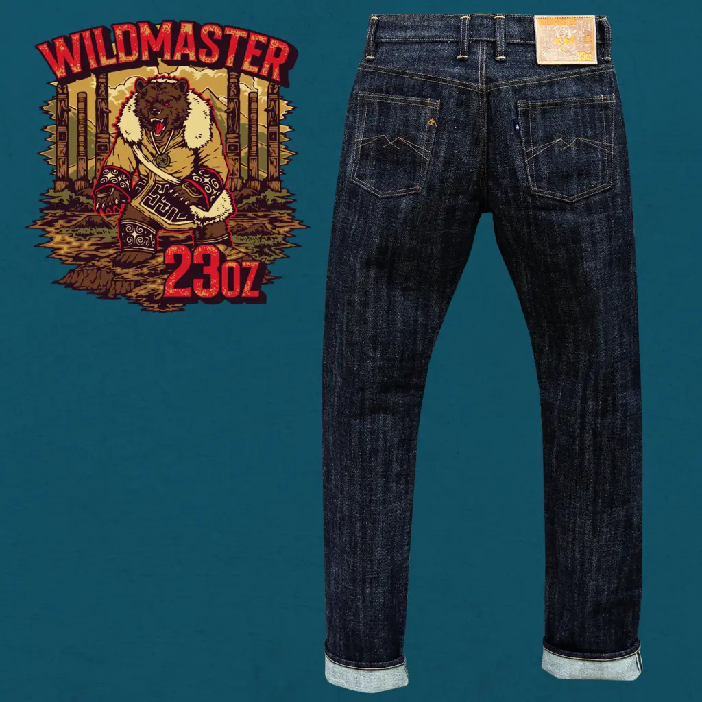 Wildmaster 23oz Unsanforized Deep Indigo