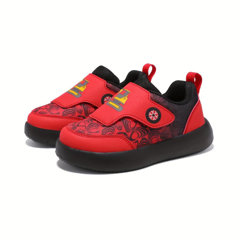 2025 New Youngsters Skate Shoes - Low-Top Sneakers with Closure, Breathable Fabric Upper & MD Sole, All-Season Comfort for Boys & Girls, Random Pattern Design, Kid Shoes 4