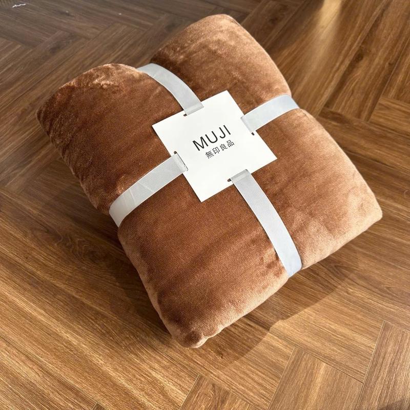  Chăn Muji lông tuyết Nhung hàng loại 1 kích thước 2mx2m3 nặng 1,6kg Siêu Mềm Mịn chăn văn phòng comforter mền chăn  tuyết chăn  lông chăn  gió chăn  măng 