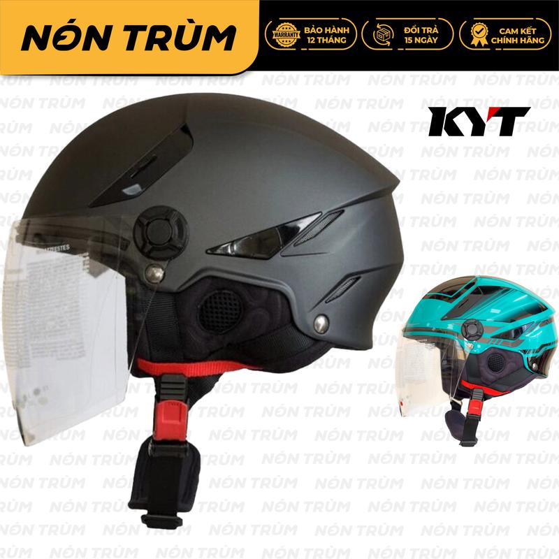 Kyt Tiger Jet Mũ Bảo Hiểm Nửa Đầu Có Kinh Che Mặt Gọn Nhẹ Đi Xe Máy Của Kyt Helmet