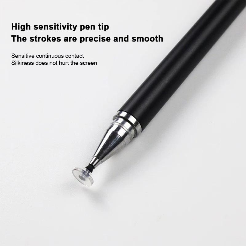 【COD】[Model Terbaru]Pena Layar Sentuh Kepala Disk Pengeditan Plastik Kapasitas Pena Ponsel Stylus